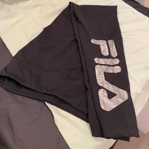Black Fila Workout Leggings